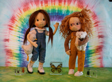 Load image into Gallery viewer, Rainbow Arch Blue Sky Playsilk