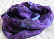Load image into Gallery viewer, Purple Galaxy ~ Cosmos ~ Universe Playsilk