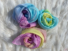 Load image into Gallery viewer, Set of 3 Ombré Pastel Playsilk Scarves
