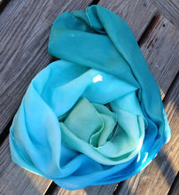 Load image into Gallery viewer, Ocean Ombré Playsilk ~ Blues, Greens & Teals