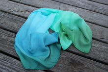 Load image into Gallery viewer, Ocean Ombré Playsilk ~ Blues, Greens & Teals