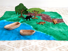 Load image into Gallery viewer, Corner Farm Pond & Walking Path Playsilk