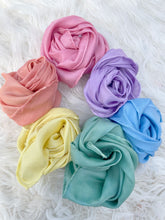 Load image into Gallery viewer, Set of 6 Rainbow Pastel Playsilks