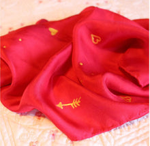 Load image into Gallery viewer, Valentine Painted Heart Playsilk ~ Choose Your Color!