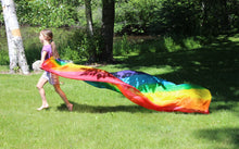 Load image into Gallery viewer, Rainbow Playstand Canopy Playsilk