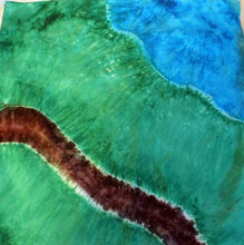 Load image into Gallery viewer, Corner Farm Pond & Walking Path Playsilk