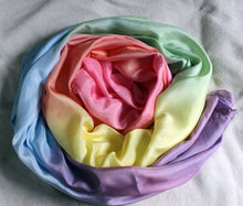 Load image into Gallery viewer, Rainbow Playstand Canopy Playsilk