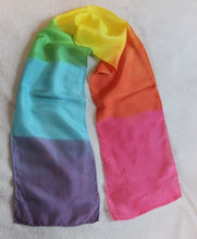 Load image into Gallery viewer, Set of 6 Small Silks & Rainbow Stripe