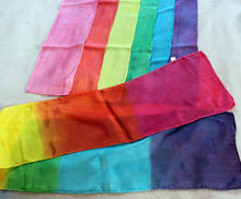Load image into Gallery viewer, Set of 6 Small Silks & Rainbow Stripe