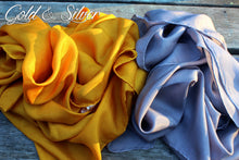 Load image into Gallery viewer, Set of 6 Holiday Color Playsilks ~ Red, Green, Gold, Silver, Blue, White ~