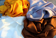 Load image into Gallery viewer, Set of 4 Neutral Color Playsilks ~ Silver Gold Brown White