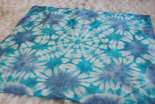 Load image into Gallery viewer, Winter Snowflake Playsilk ~ Blues!