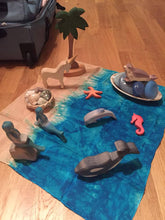 Load image into Gallery viewer, Beach (Bold) Playsilk ~ Ocean