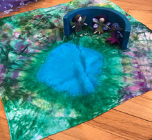 Load image into Gallery viewer, Wildflowers Playful Farm Pond Playsilk