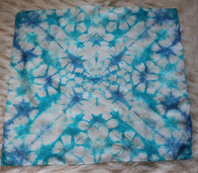Load image into Gallery viewer, Winter Snowflake Playsilk ~ Blues!