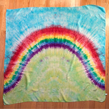 Load image into Gallery viewer, Rainbow Arch Spring Grass & Blue Sky Playsilk