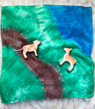 Load image into Gallery viewer, Corner Farm Pond & Walking Path Playsilk