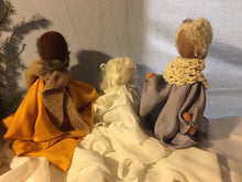 Load image into Gallery viewer, Set of 2 Silver & Gold Playsilks