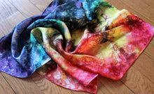 Load image into Gallery viewer, Rainbow Swirl Nebula Galaxy Playsilk