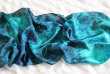 Load image into Gallery viewer, Teal Galaxy Playsilk