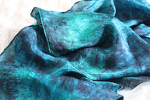 Load image into Gallery viewer, Teal Galaxy Playsilk