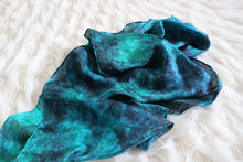 Load image into Gallery viewer, Teal Galaxy Playsilk