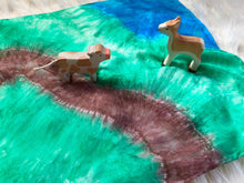 Load image into Gallery viewer, Corner Farm Pond & Walking Path Playsilk