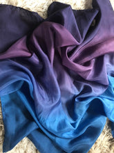 Load image into Gallery viewer, Ombré Galaxy Playsilk ~ Blue to Purple