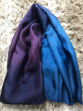 Load image into Gallery viewer, Ombré Galaxy Playsilk ~ Blue to Purple