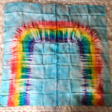 Load image into Gallery viewer, Rainbow Arch Blue Sky Playsilk