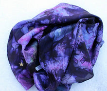 Load image into Gallery viewer, Purple Star Gazer Playsilk