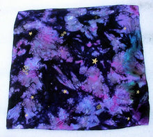 Load image into Gallery viewer, Purple Star Gazer Playsilk