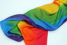 Load image into Gallery viewer, Striped Bright Rainbow Playsilk