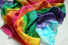 Load image into Gallery viewer, Rainbow in the Clouds Playsilk