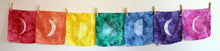 Load image into Gallery viewer, Rainbow Moon Phase Banner Playsilk