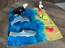 Load image into Gallery viewer, Beach (Bold) Playsilk ~ Ocean