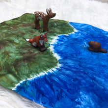 Load image into Gallery viewer, Lake at the Edge of the Forest Playsilk