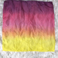 Load image into Gallery viewer, Ombré Sunset Striped Playsilk ~ Yellow Orange Pink Purple
