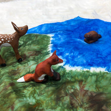 Load image into Gallery viewer, Lake at the Edge of the Forest Playsilk
