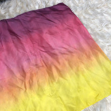 Load image into Gallery viewer, Ombré Sunset Striped Playsilk ~ Yellow Orange Pink Purple