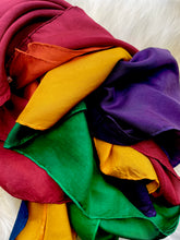 Load image into Gallery viewer, Set of 6 Rainbow Jewel Tone Playsilks