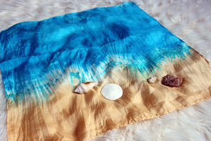 Landscape Playsilk Set ~ 5 Silks ~ Savannah, Icebergs, Beach, River, Pond