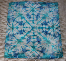 Load image into Gallery viewer, Winter Snowflake Playsilk ~ Blues!
