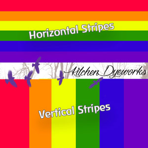 Striped Playsilk Pastel Rainbow ~ Ombré