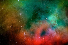 Load image into Gallery viewer, Rainbow Swirl Nebula Galaxy Playsilk
