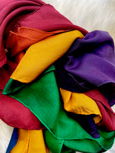 Load image into Gallery viewer, Set of 6 Rainbow Jewel Tone Playsilks
